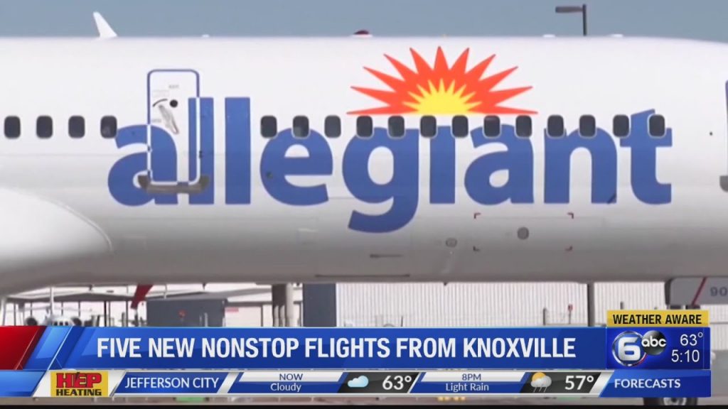 Five new nonstop flights from Knoxville - Goedkoop Vlugte